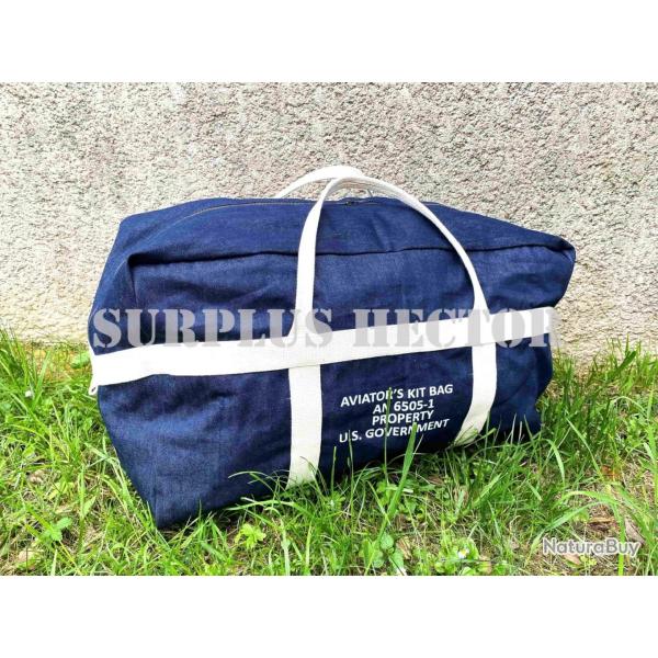 Sac Transport Pilote "KIT BAG US" Multi-Usage NAVY BLUE - Militaria WW2