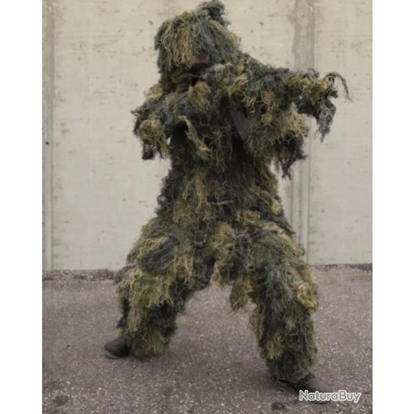 Tenue Ghillie Complte Camouflage Taille UNIQUE