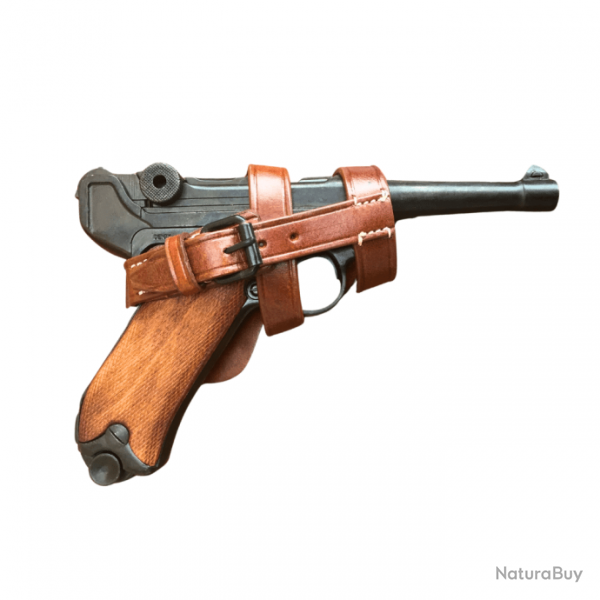 Etui / Holster Luger P08 (Fallschirmjger) Para Cognac - Militaria WW2
