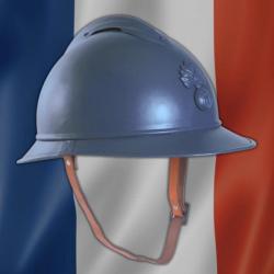 Casque Adrian Français M1915 - Réplique WW1 Qualité Musée