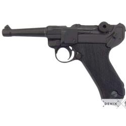 Pistolet Luger P08 Parabellum Crosse Métal 25.5cm - Denix