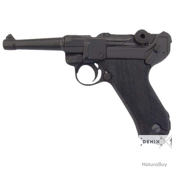 Pistolet Luger P08 Parabellum Crosse Mtal 25.5cm - Denix