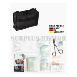 Leina Kit premiers secours Pro Petit 25 pièces FIRST AID KIT NOIR