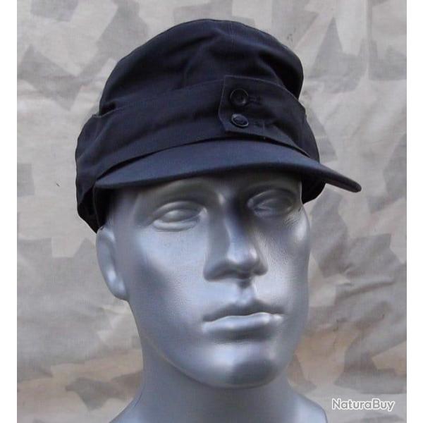 Casquette m43 Noire Moleskine Reproduction Premium - Militaria WW2 57