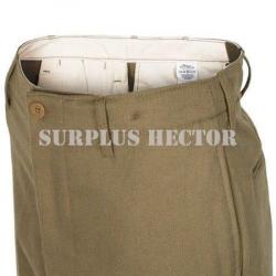 Pantalon Moutarde US M.37 - Militaria Premium WW2 34-32(42-44fr)