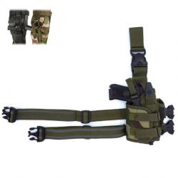 HOLSTER DE CUISSE DOUBLE SÉCURITÉ MULTI-CALIBRES Droitier, CCE