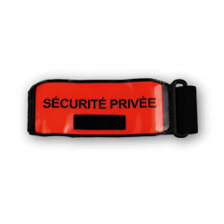 BRASSARD SECURITE FLUO ORANGE