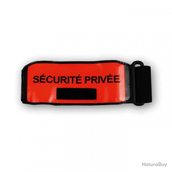 BRASSARD SECURITE FLUO ORANGE