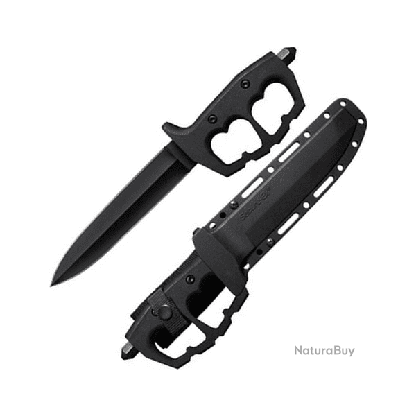 COUTEAU POING AMERICAIN CHAOS DOUBLE EDGE COLD STEEL