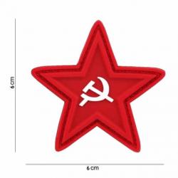 PATCH 3D PVC VELCRO - URSS STAR
