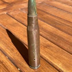 cartouche neutralisé de mitrailleuse de calibre 12.7x99 DM 1942