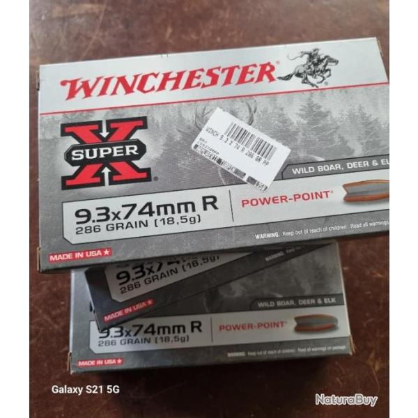 Munitions 9.3x74r winchester 285 gr PowerPoint