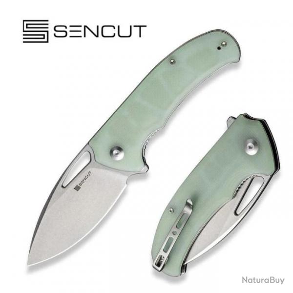 Couteau Sencut Phantara Jade Manche G10 Lame Acier 9Cr18MoV SW Drop Point IKBS Linerlock S230142