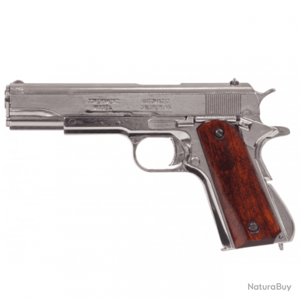 Colt 45 Mod 1911 Chrome DENIX - Entirement dmontable