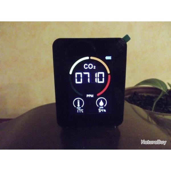 BRADE A SAISIR - Dtecteur de CO2 d'intrieur avec alarme, temprature et taux d'humidit
