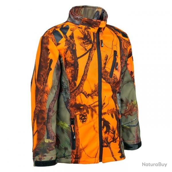 BLOUSON CHASSE SOFTSHELL GHOSTCAMO ENFANT GCBB 16A