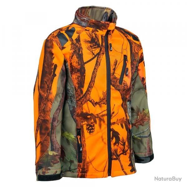 BLOUSON CHASSE SOFTSHELL GHOSTCAMO ENFANT GCBB 6A