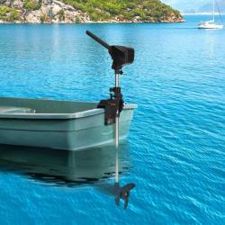 VEVOR Moteur Bateau Kayak Canoë Électrique Poussée 25 kg? Tige Inoxydable Haute Qualité