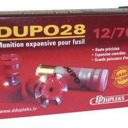 CARTOUCHES DDUPLEKS DUPO 28 CAL 12/70 28G X5
