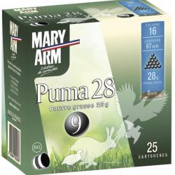 CART. MARY ARM PUMA 28 CAL. 16 67 MM 28 G BG BTE 25