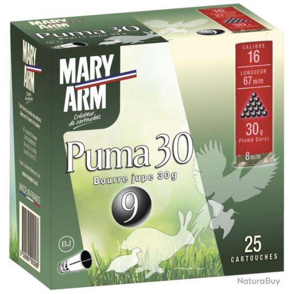 CART. MARY ARM PUMA 30 CAL. 16 67 MM 28 G BJ BTE 25