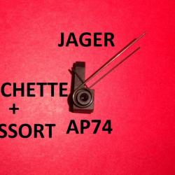 gachette + ressort JAGER AP74 AP 74 calibre 22lr - VENDU PAR JEPERCUTE (a7137)