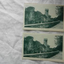 lot de deux anciennes cartes postales Obernai - Les remparts - Alsace 67