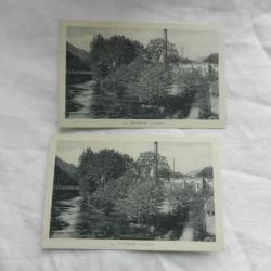 lot de deux anciennes cartes postales Schirmeck - La Bruche - Alsace 67