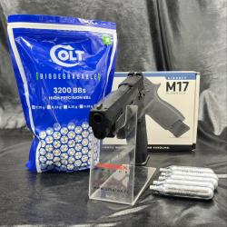 Pack prêt à tirer Pistolet Sig Sauer "Proforce M17" - Cal 6mm - Noir - CO2