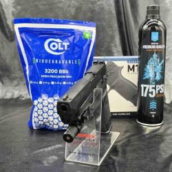 Pack laser prêt à tirer Pistolet Sig Sauer "Proforce M17" - Cal 6mm - Noir - CO2