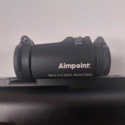 Aimpoint Micro H-2 (2 MOA)+ montage Browning bar