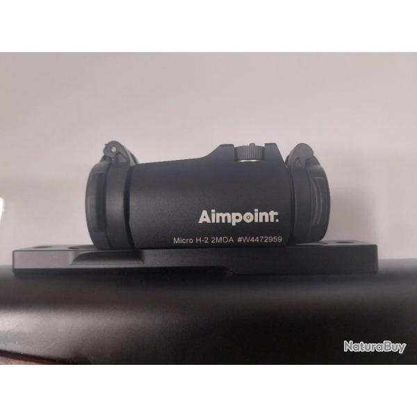 Aimpoint Micro H-2 (2 MOA)+ montage Browning bar