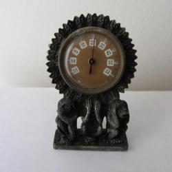 Thermomètre en régule "3 singes de la sagesse" 1960/70