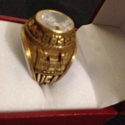 Bague Chevalière US Army Engineers Plaqué Or Taille 8 us ou 57 Fr