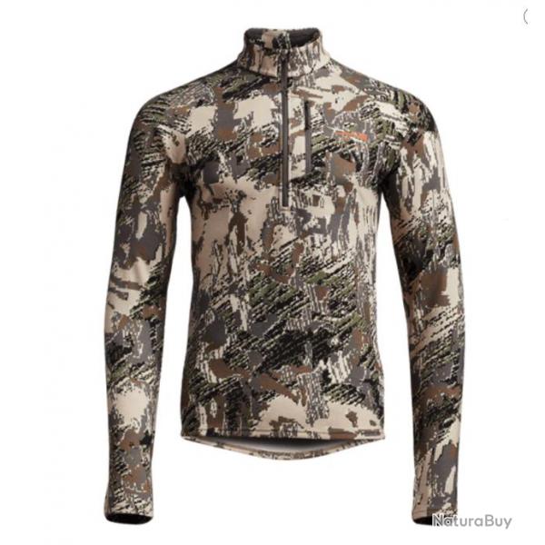 T shirt Core Merino 330 Half Zip Optifade Open Country Sitka