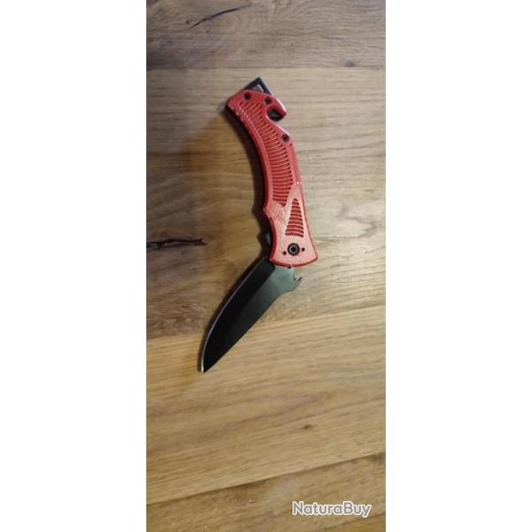 Couteau de scurit rouge