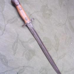baionnette anglaise longueur 55,5 cm