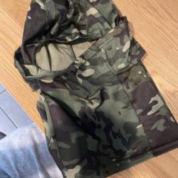 Cagoule camouflage