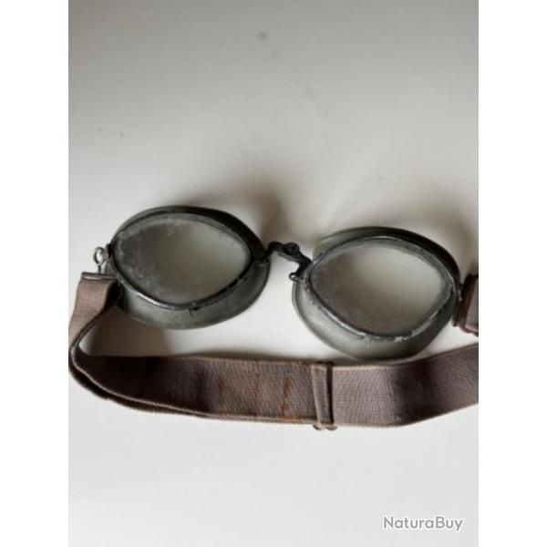 lunettes de motard allemand WW2 militaria