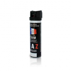Bombe lacrymogène au Gaz CS Capot Clapet CBM - 75 ml