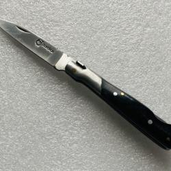 Couteau de poche Vendetta Corsica manche corne de buffle domestiqué 17 cm.