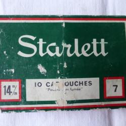 Ancienne boite de cartouche 14mm STARLETT