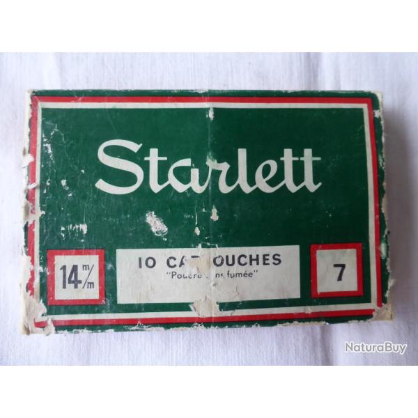 Ancienne boite de cartouche 14mm STARLETT