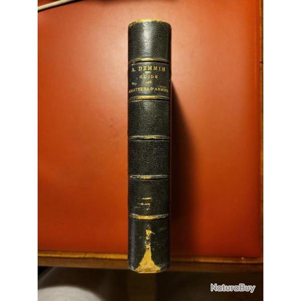 A.DEMMIN GUIDE DES AMATEURS D'ARMES 1869