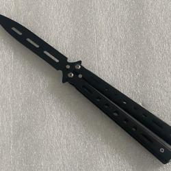 Couteau de poche Léopard métal ( papillon )