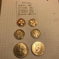 PORTUGAL - Lot de 6 pièces