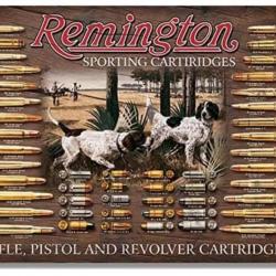 Plaque décorative Remington cartouches