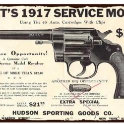 Plaque décorative Colt 1917