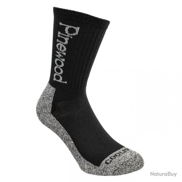 Chaussettes Coolmax Confort Noires Pinewood - 40-42