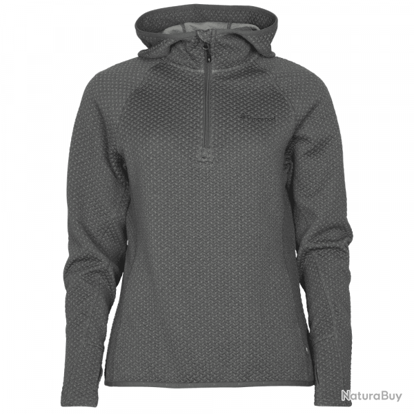 Sweat Capuche Rando Gris pour Femme Pinewood